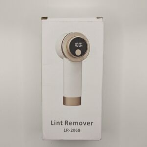 White and Gold Lint Remover